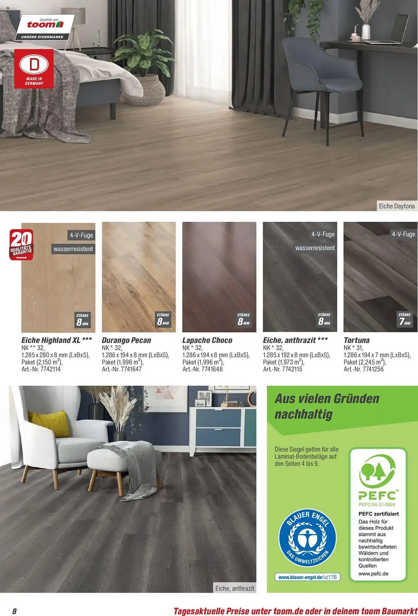 toom Baumarkt Prospekt von 21. August bis 31. Dezember 2025 - Prospekt seite 8