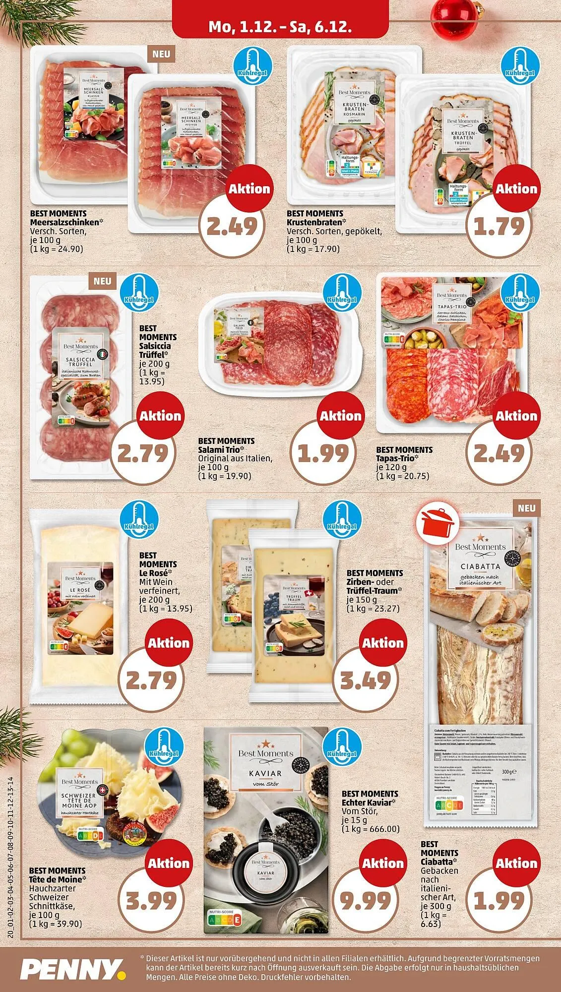 PENNY Prospekt von 1. Dezember bis 6. Dezember 2025 - Prospekt seite 22