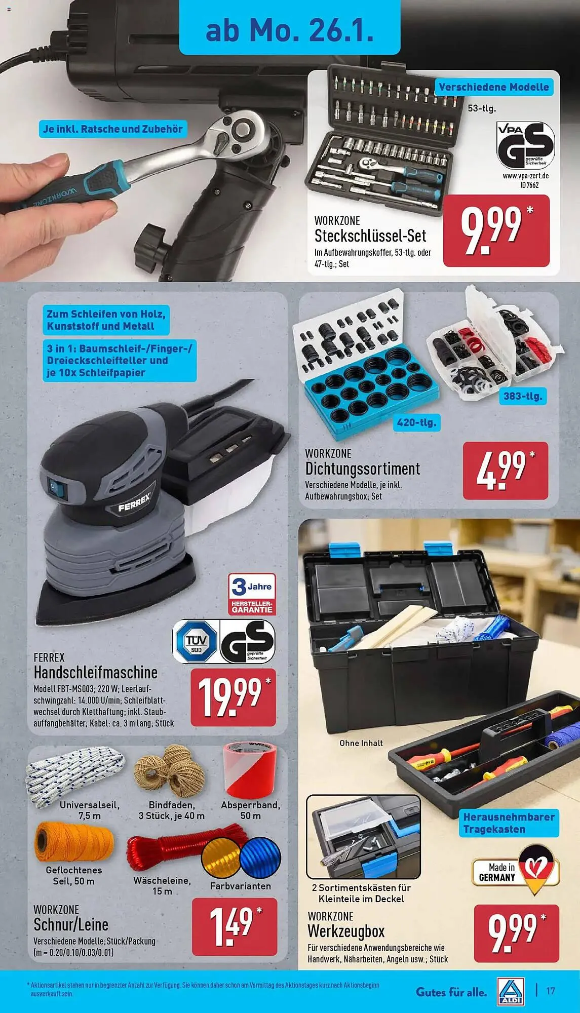 Aldi Nord Prospekt von 26. Januar bis 31. Januar 2026 - Prospekt seite 19