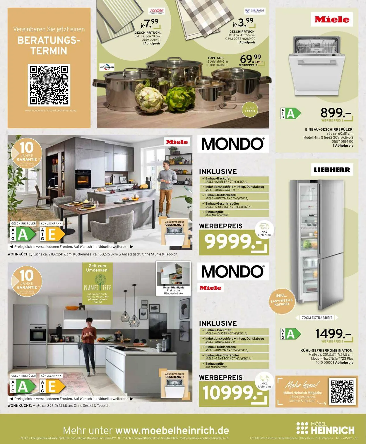 Möbel Heinrich Aktueller Prospekt von 23. April bis 25. Mai 2025 - Prospekt seite 11