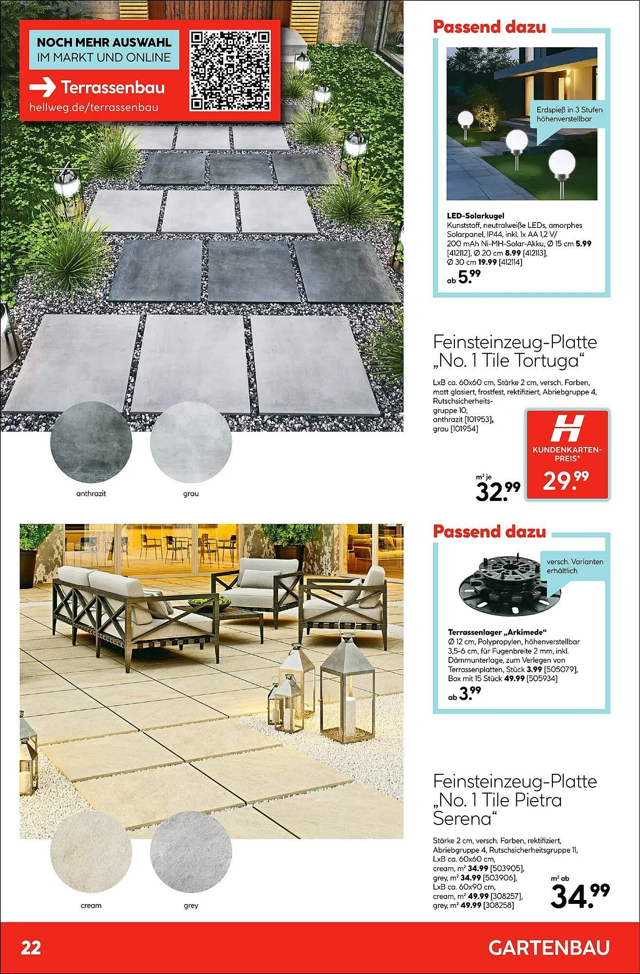 Hellweg Prospekt von 18. April bis 10. Mai 2025 - Prospekt seite 22