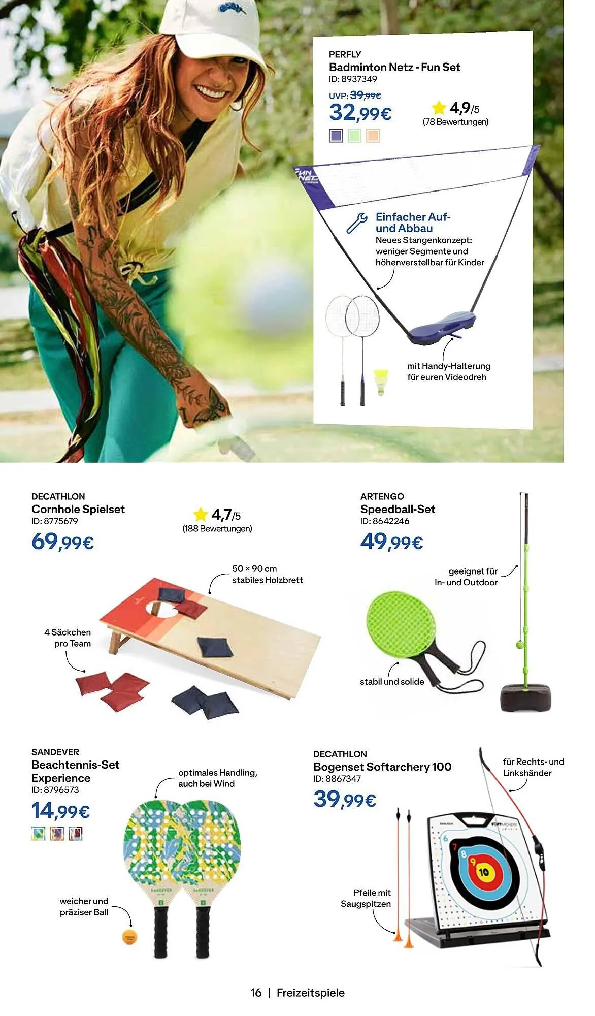 Decathlon Prospekt von 5. Juni bis 27. Juli 2025 - Prospekt seite 16