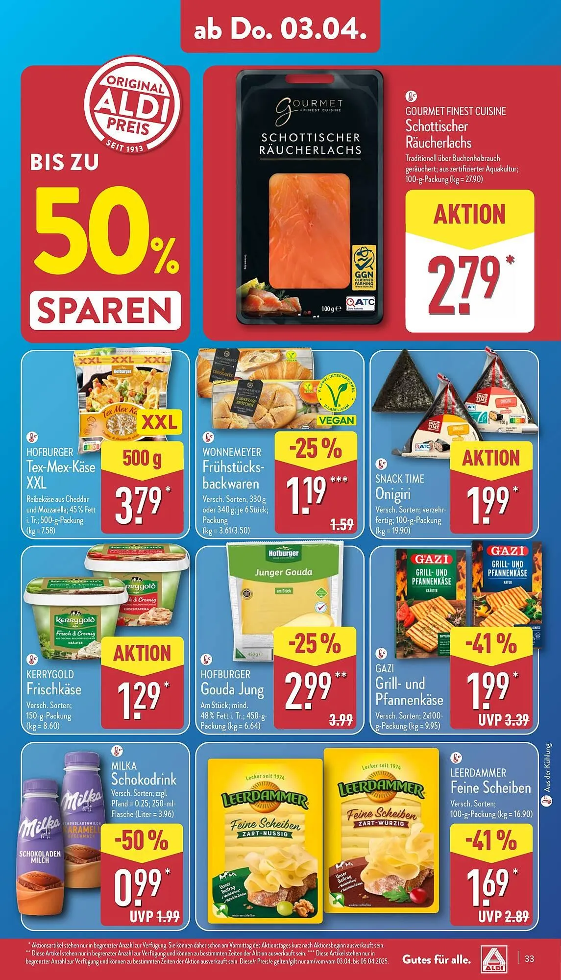 Aldi Nord Prospekt von 31. März bis 5. April 2025 - Prospekt seite 37