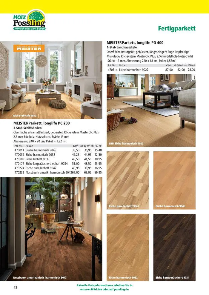 Holz-& Baukatalog 2024/25 von 27. März bis 31. Januar 2025 - Prospekt seite 12