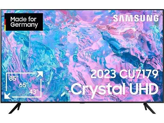 SAMSUNG GU 43 CU 7179 UXZG LED TV (Flat, 43 Zoll / 108 cm, UHD 4K, SMART TV, Tizen)