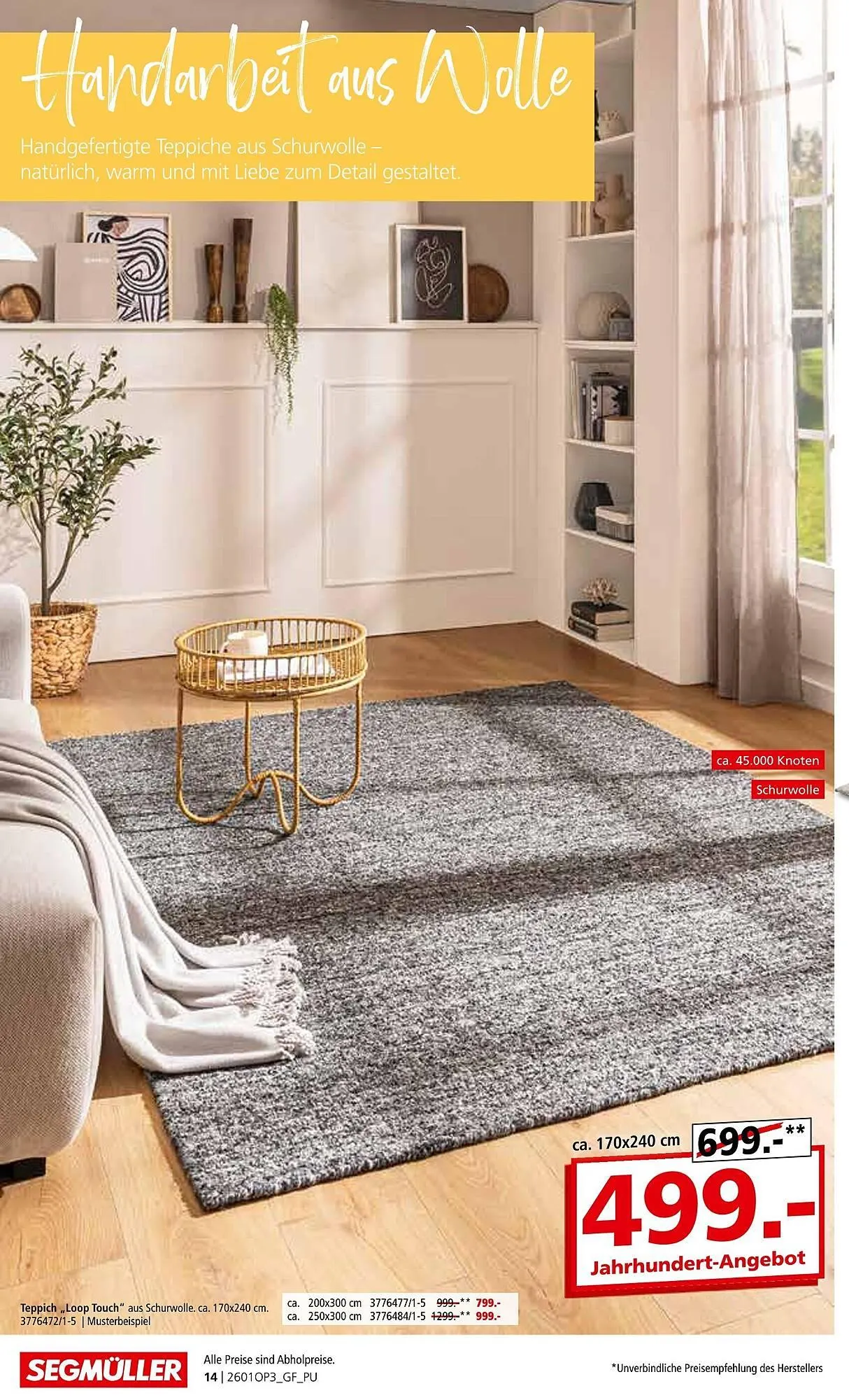 Segmüller Prospekt von 29. Dezember bis 29. März 2026 - Prospekt seite 14