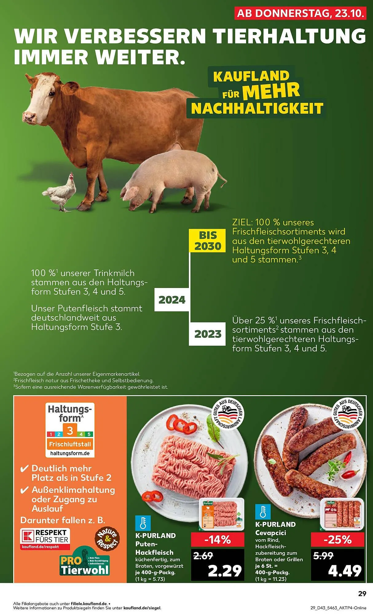 Kaufland Prospekt von 26. Oktober bis 29. Oktober 2025 - Prospekt seite 29