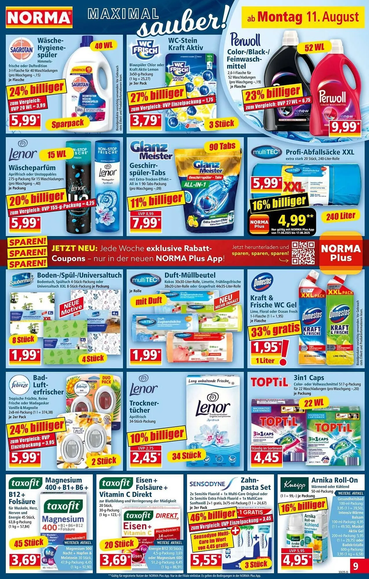Norma Prospekt von 11. August bis 17. August 2025 - Prospekt seite 9