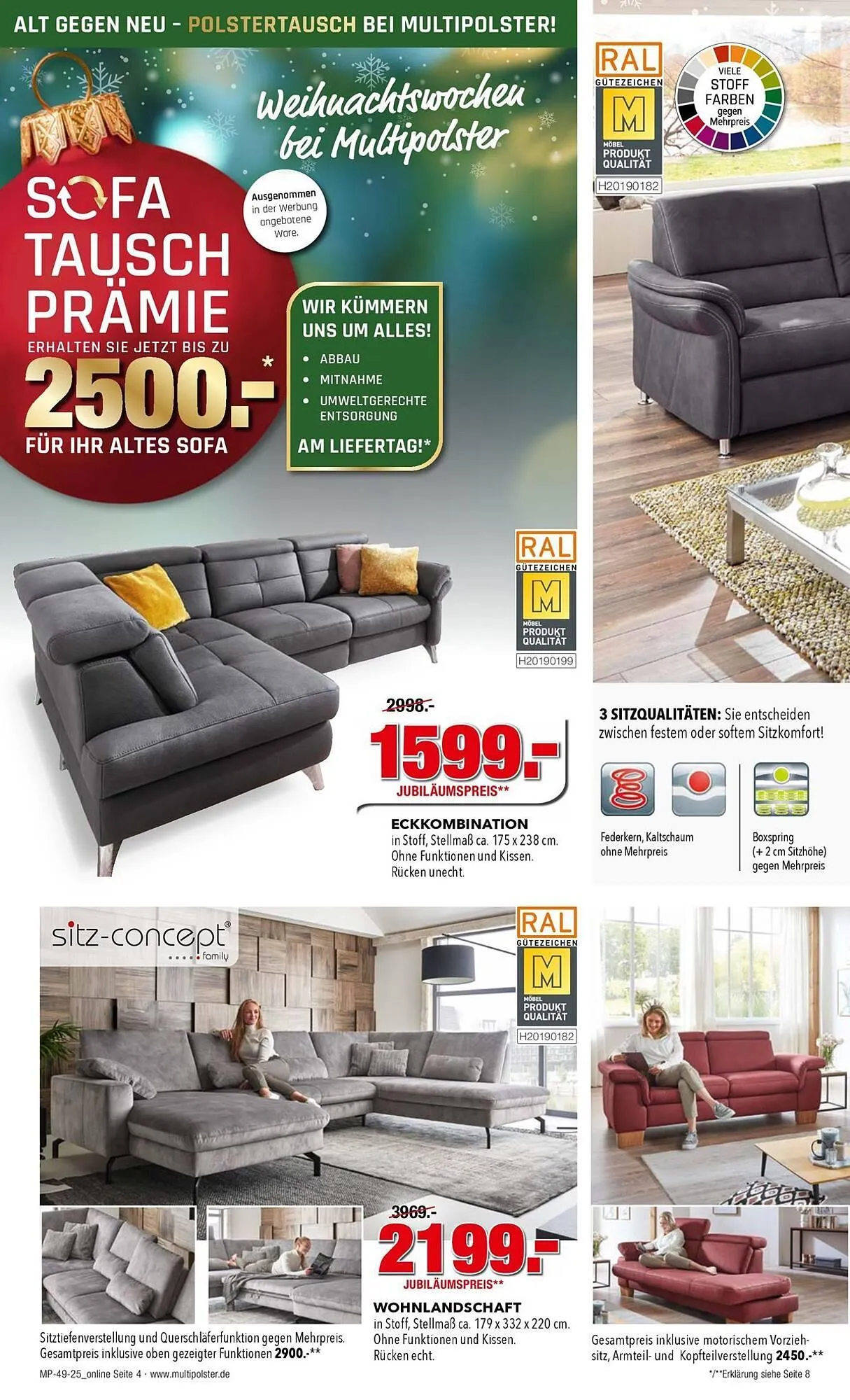 Multipolster Prospekt von 9. Dezember bis 25. Dezember 2025 - Prospekt seite 4
