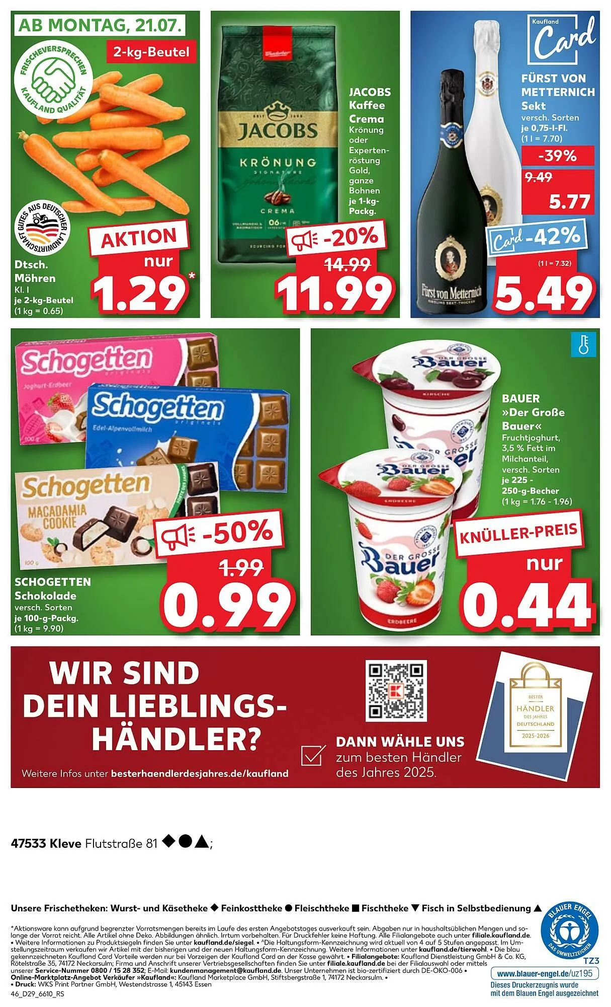 Kaufland Prospekt von 17. Juli bis 23. Juli 2025 - Prospekt seite 46