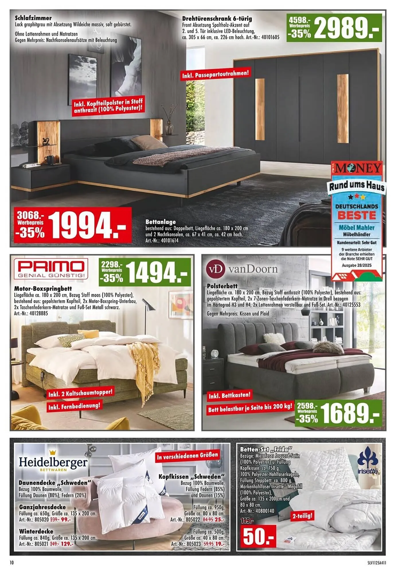 Möbel Mahler Katalog von 10. Dezember bis 30. Dezember 2025 - Prospekt seite 10