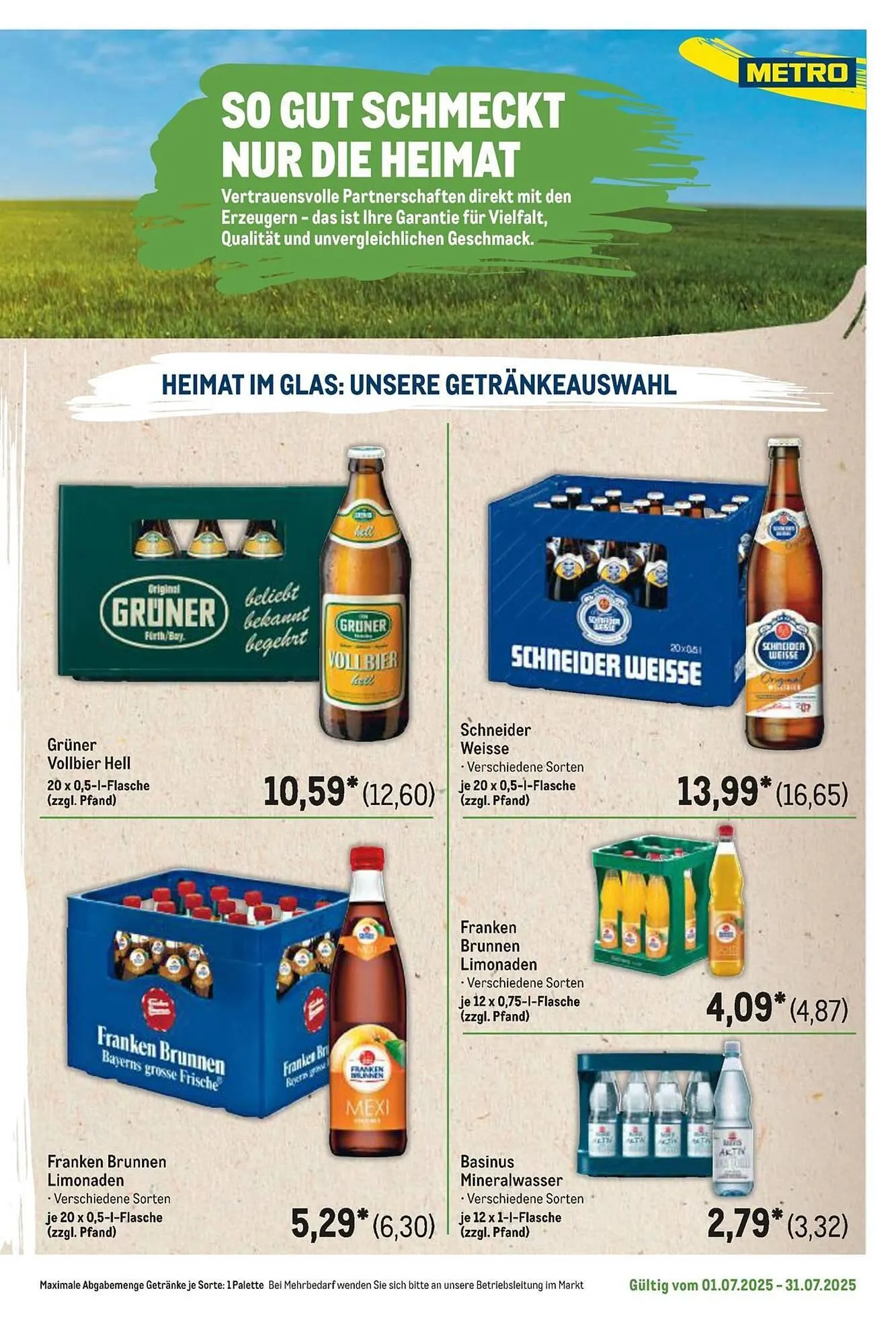 METRO Prospekt von 1. Juli bis 31. Juli 2025 - Prospekt seite 109