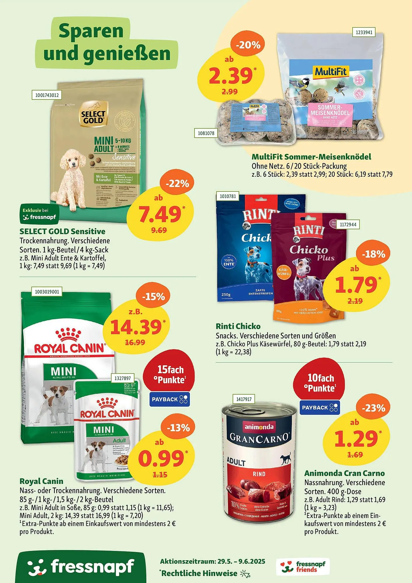 Fressnapf Prospekt von 28. Mai bis 9. Juni 2025 - Prospekt seite 3