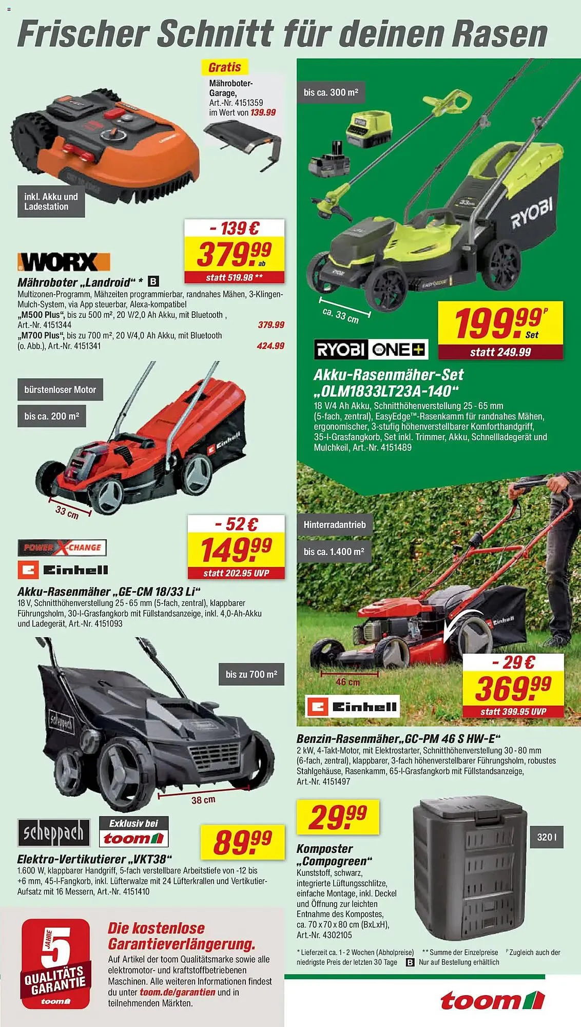 Toom Baumarkt Prospekt von 18. April bis 24. April 2026 - Prospekt seite 15