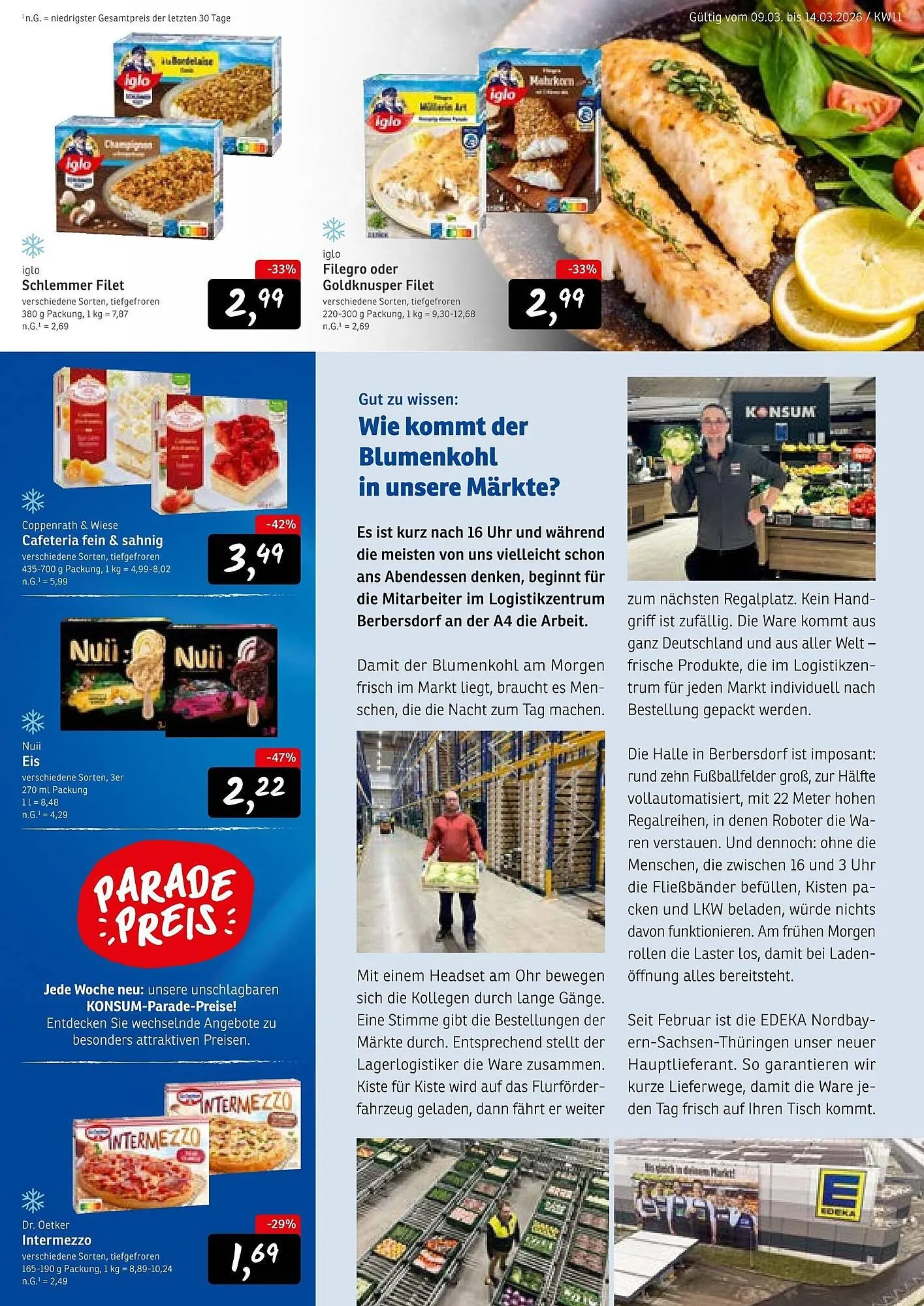 KONSUM Prospekt von 9. März bis 14. März 2026 - Prospekt seite 3