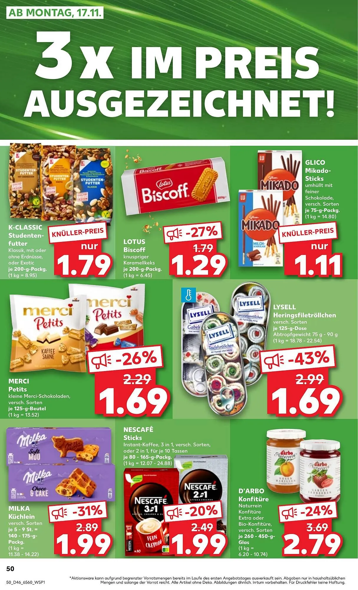 Kaufland Prospekt von 13. November bis 19. November 2025 - Prospekt seite 50