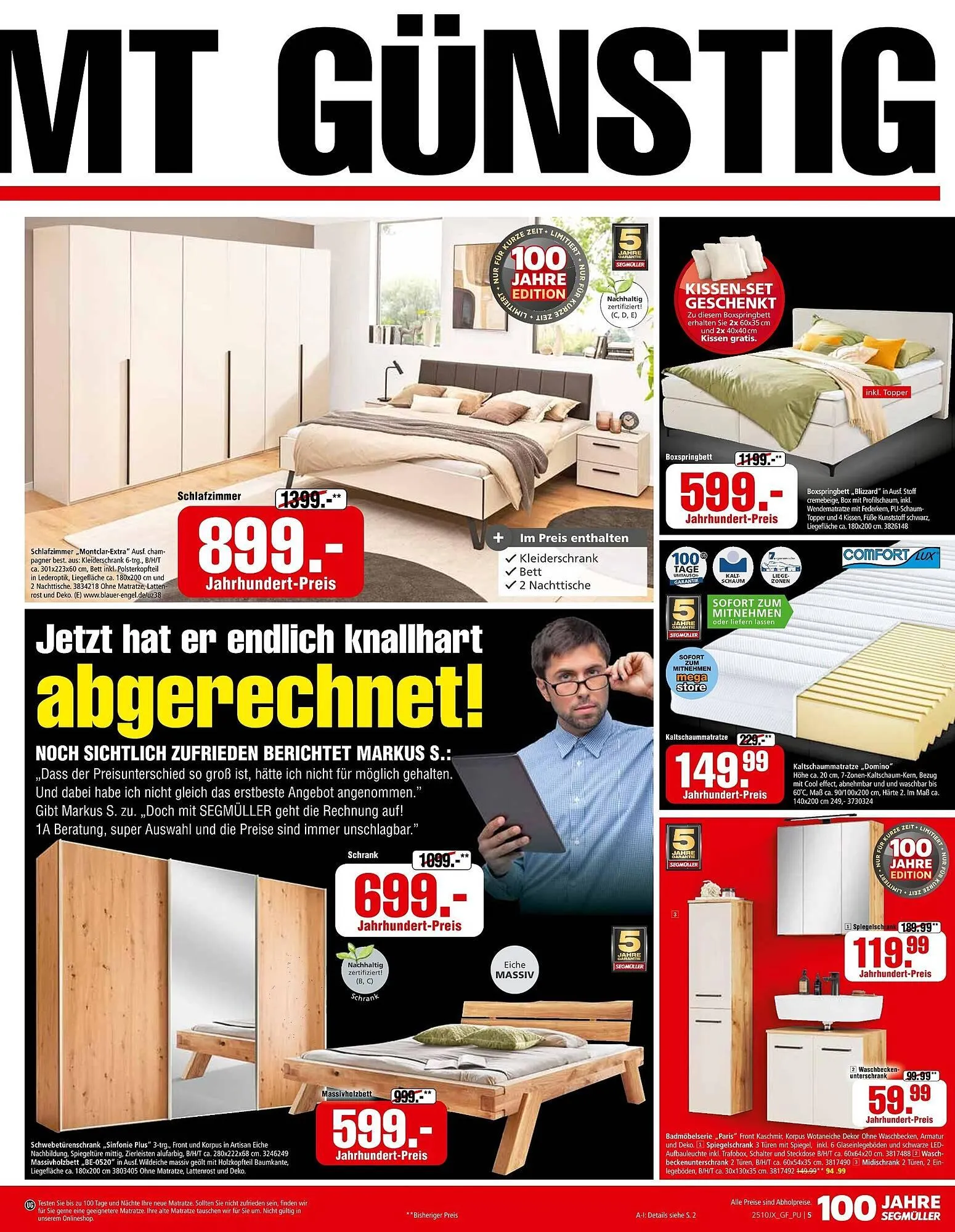 Segmüller Prospekt von 4. Oktober bis 18. Oktober 2025 - Prospekt seite 5