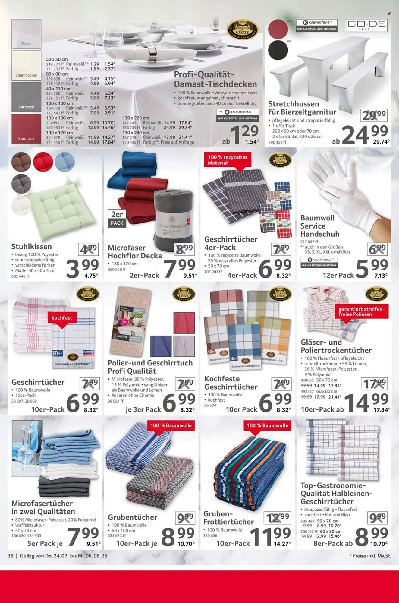 Selgros Prospekt von 24. Juli bis 6. August 2025 - Prospekt seite 38