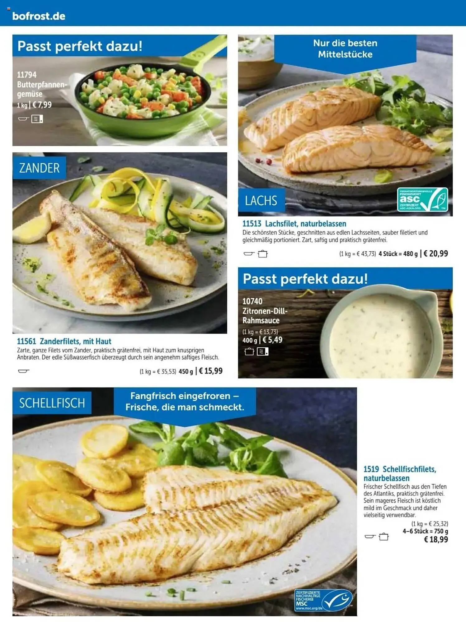 Bofrost Prospekt von 2. März bis 6. September 2025 - Prospekt seite 58