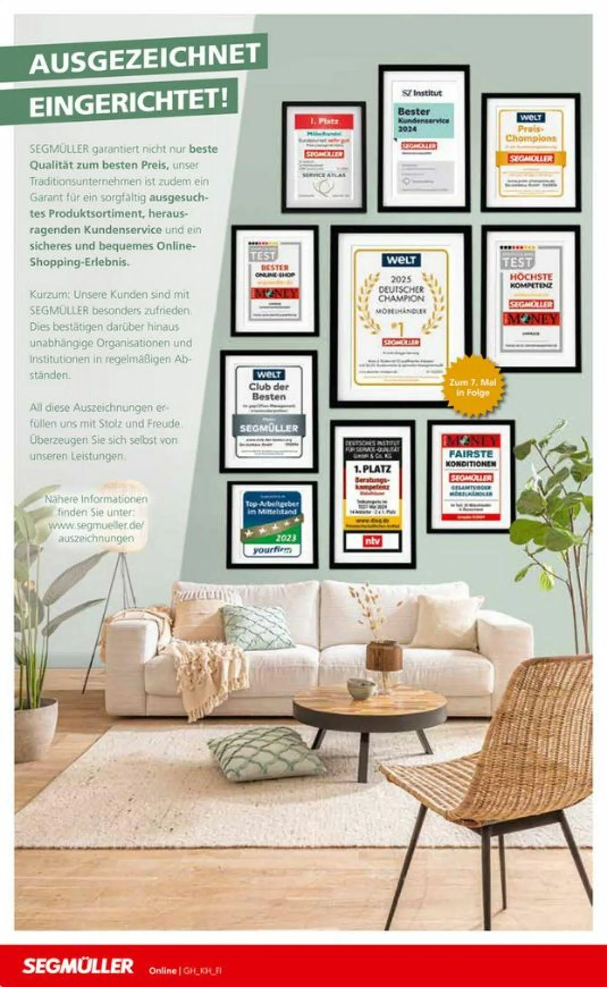 SEGMÜLLER von 22. März bis 17. Mai 2025 - Prospekt seite 14