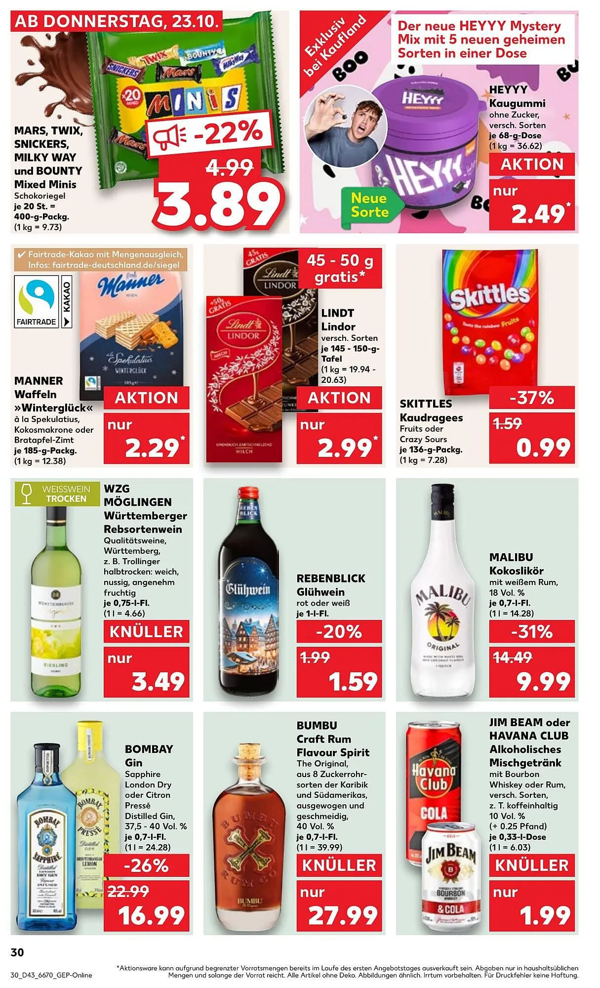 Kaufland Prospekt von 23. Oktober bis 29. Oktober 2025 - Prospekt seite 30