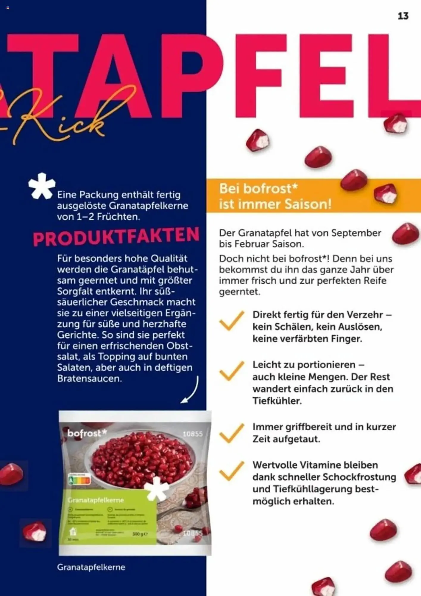 Bofrost Prospekt von 18. März bis 21. April 2025 - Prospekt seite 13