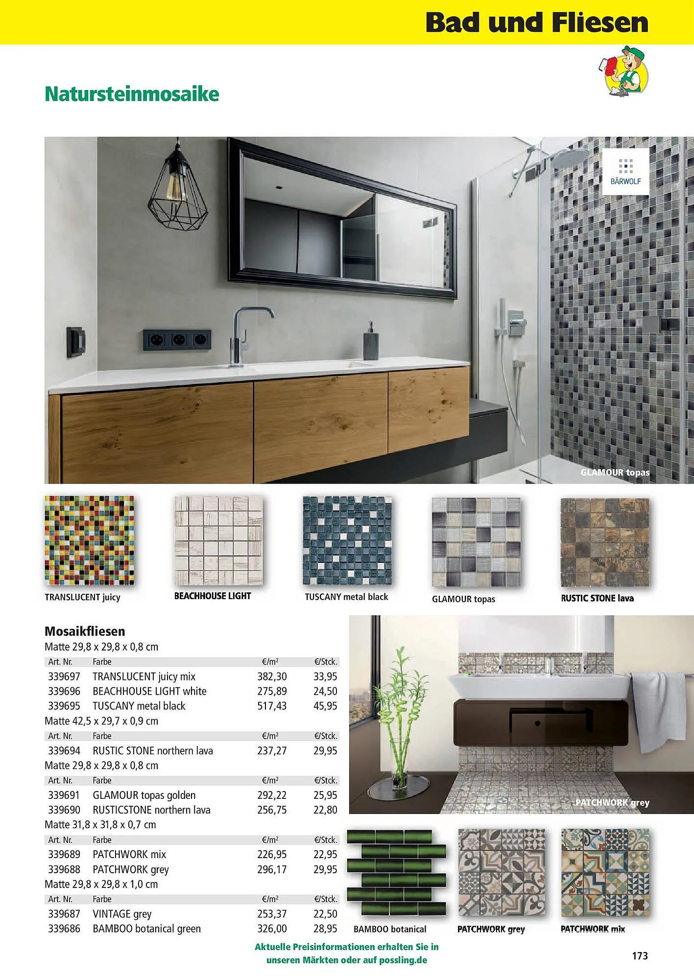 Holz Possling Prospekt von 31. März bis 30. Juni 2025 - Prospekt seite 173