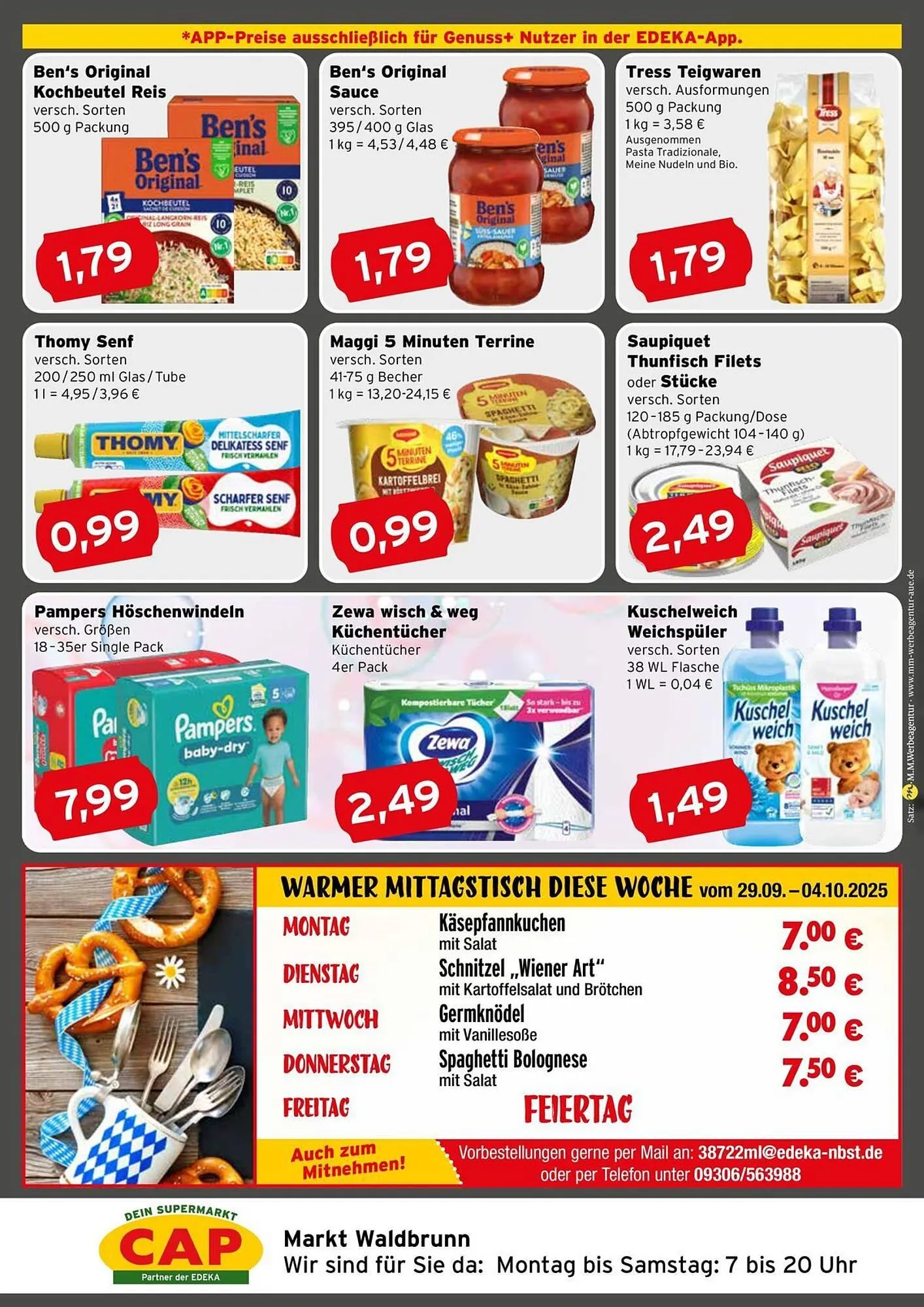 CAP Markt Prospekt von 29. September bis 4. Oktober 2025 - Prospekt seite 4