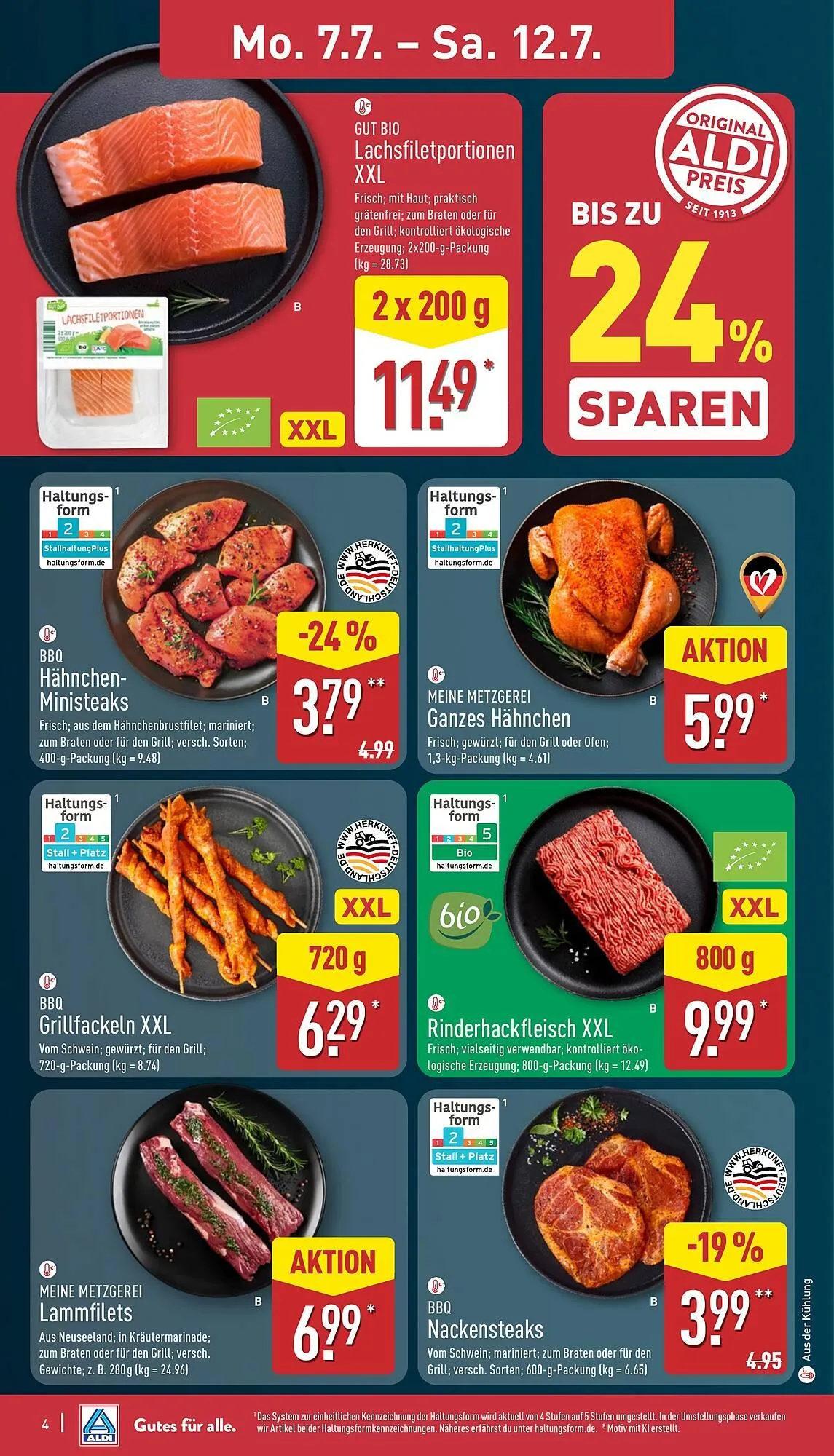 Aldi Nord Prospekt von 7. Juli bis 12. Juli 2025 - Prospekt seite 4