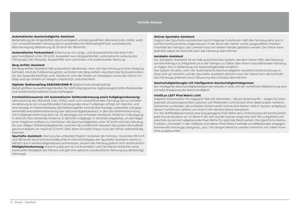 Opel Grandland von 11. Juni bis 11. Juni 2025 - Prospekt seite 12