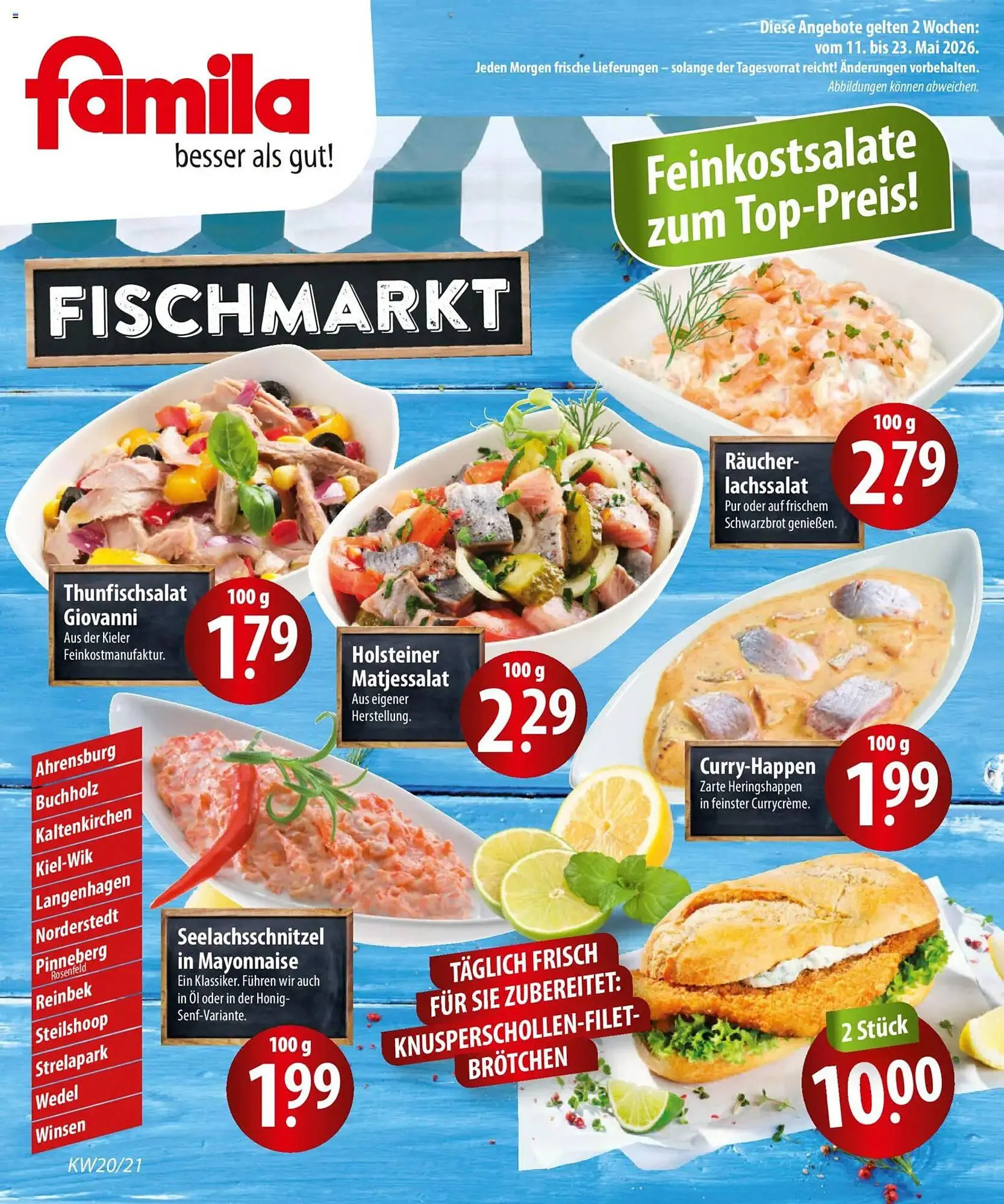 Famila Nord Ost Prospekt von 11. Mai bis 23. Mai 2026 - Prospekt seite 1