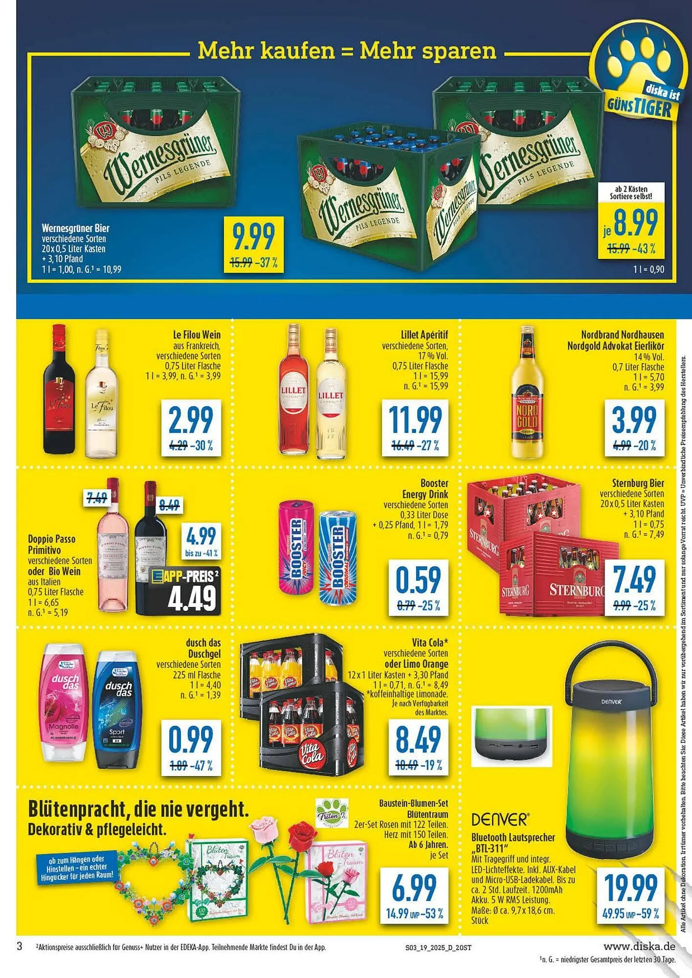 diska Prospekt von 5. Mai bis 10. Mai 2025 - Prospekt seite 3