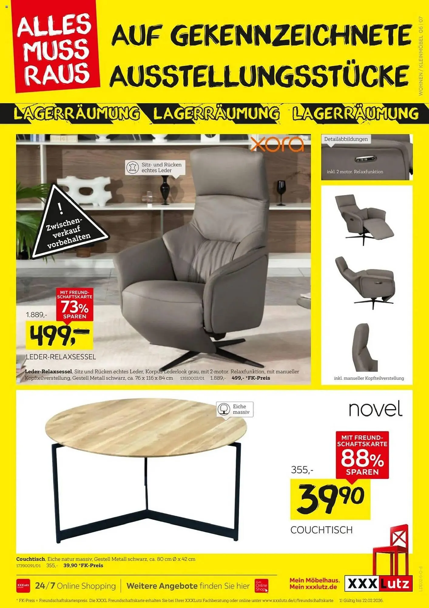 XXXLutz Prospekt von 8. Februar bis 22. Februar 2026 - Prospekt seite 7