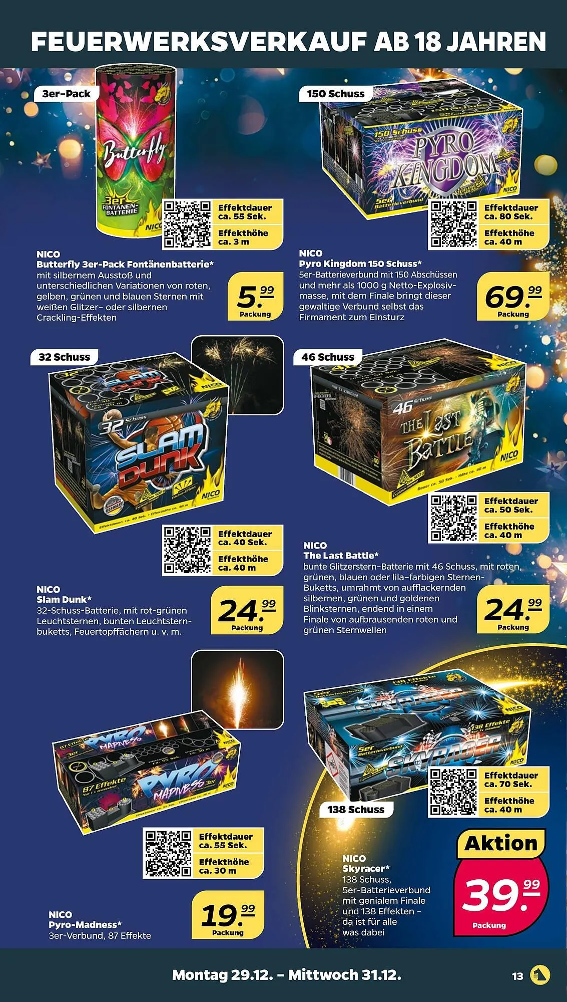 NETTO Prospekt von 29. Dezember bis 3. Januar 2026 - Prospekt seite 13