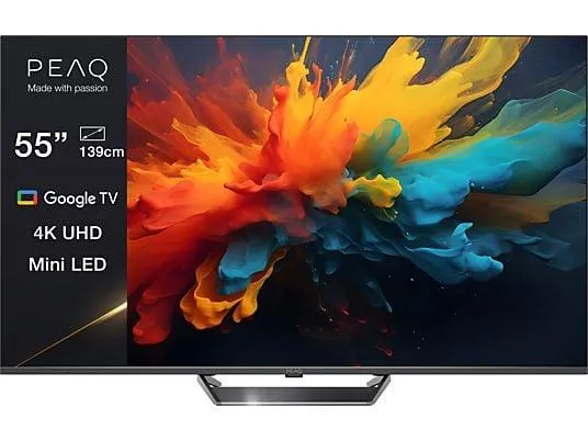 PEAQ PTV 55GMU-5024C Mini LED TV (Flat, 55 Zoll / 139 cm, UHD 4K)
