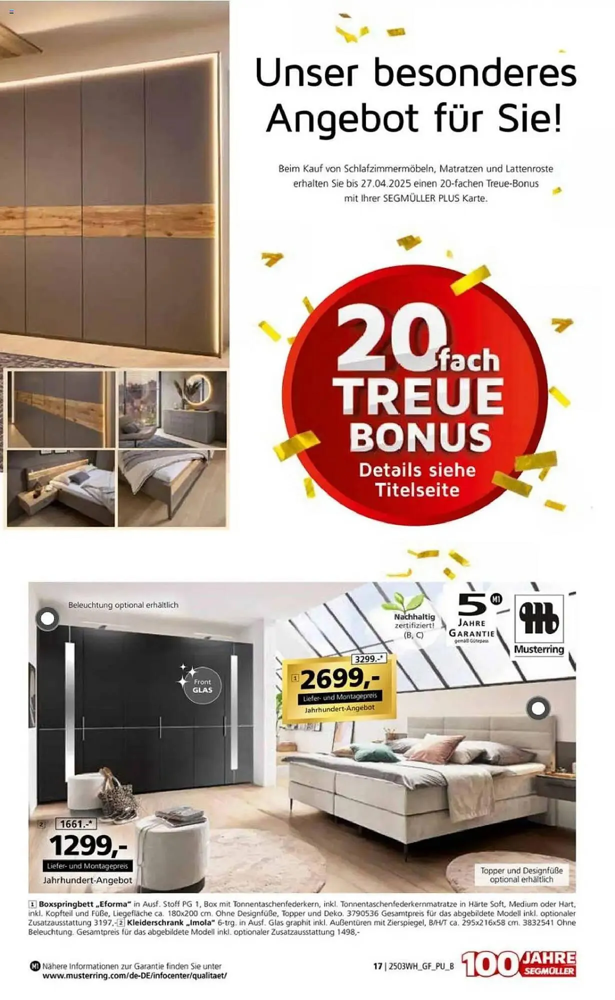 Segmüller Prospekt von 30. März bis 6. April 2025 - Prospekt seite 17