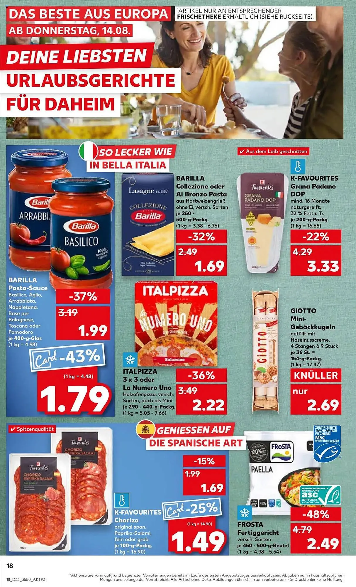 Kaufland Prospekt von 14. August bis 20. August 2025 - Prospekt seite 18