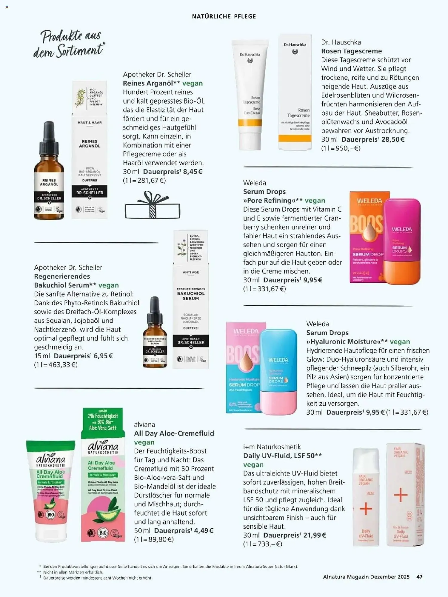 Alnatura Prospekt von 1. Dezember bis 31. Dezember 2025 - Prospekt seite 47