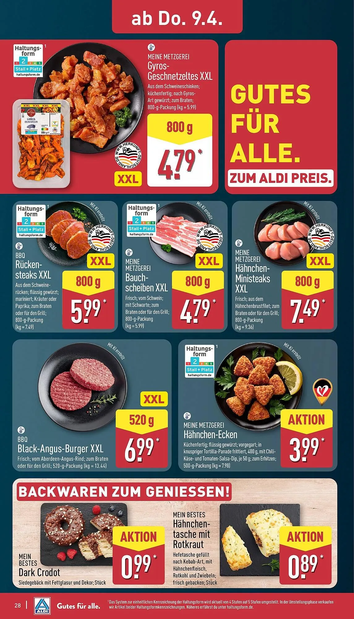 Aldi Nord Prospekt von 7. April bis 11. April 2026 - Prospekt seite 28