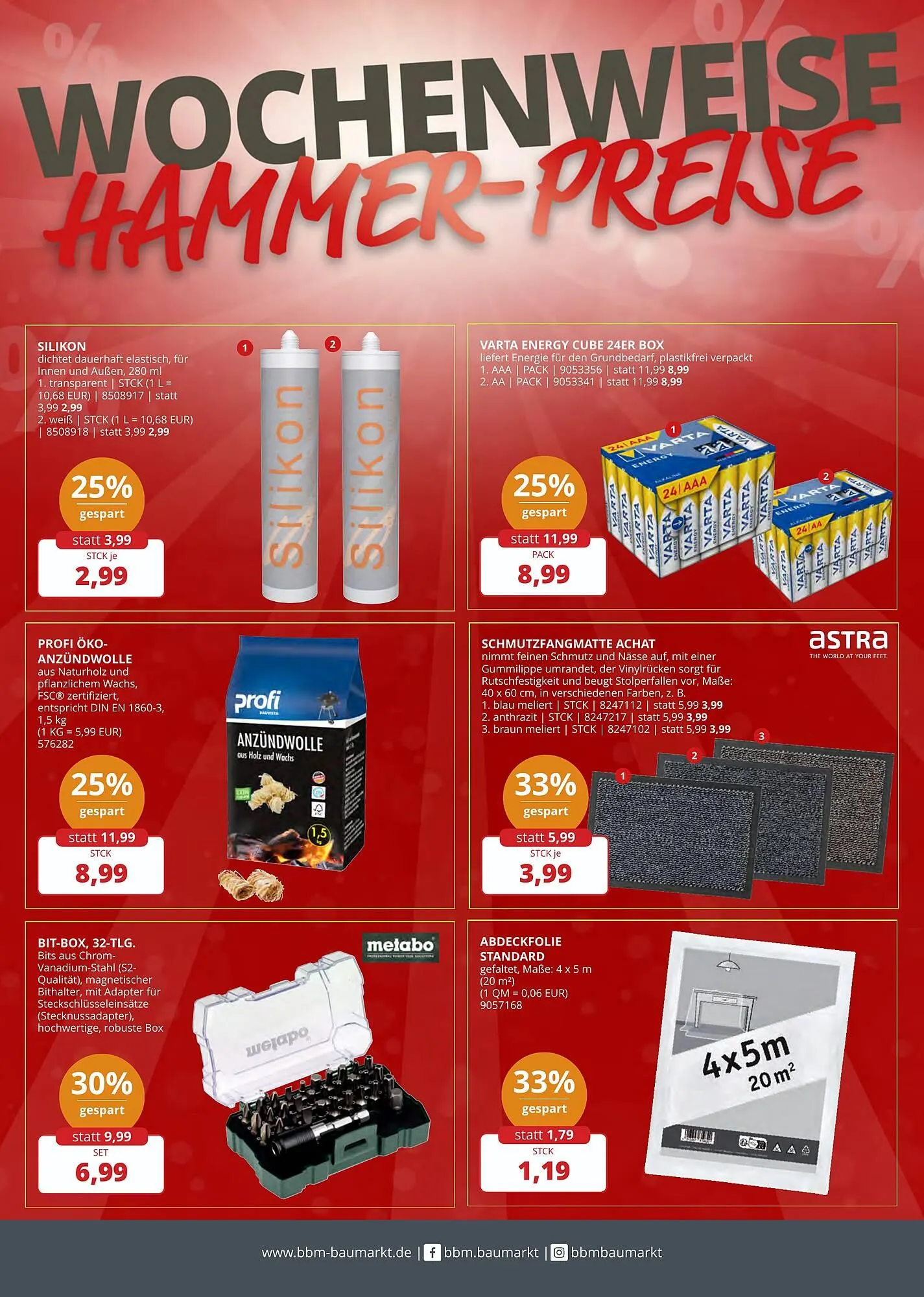 BBM Baumarkt Prospekt von 12. Januar bis 17. Januar 2026 - Prospekt seite 3