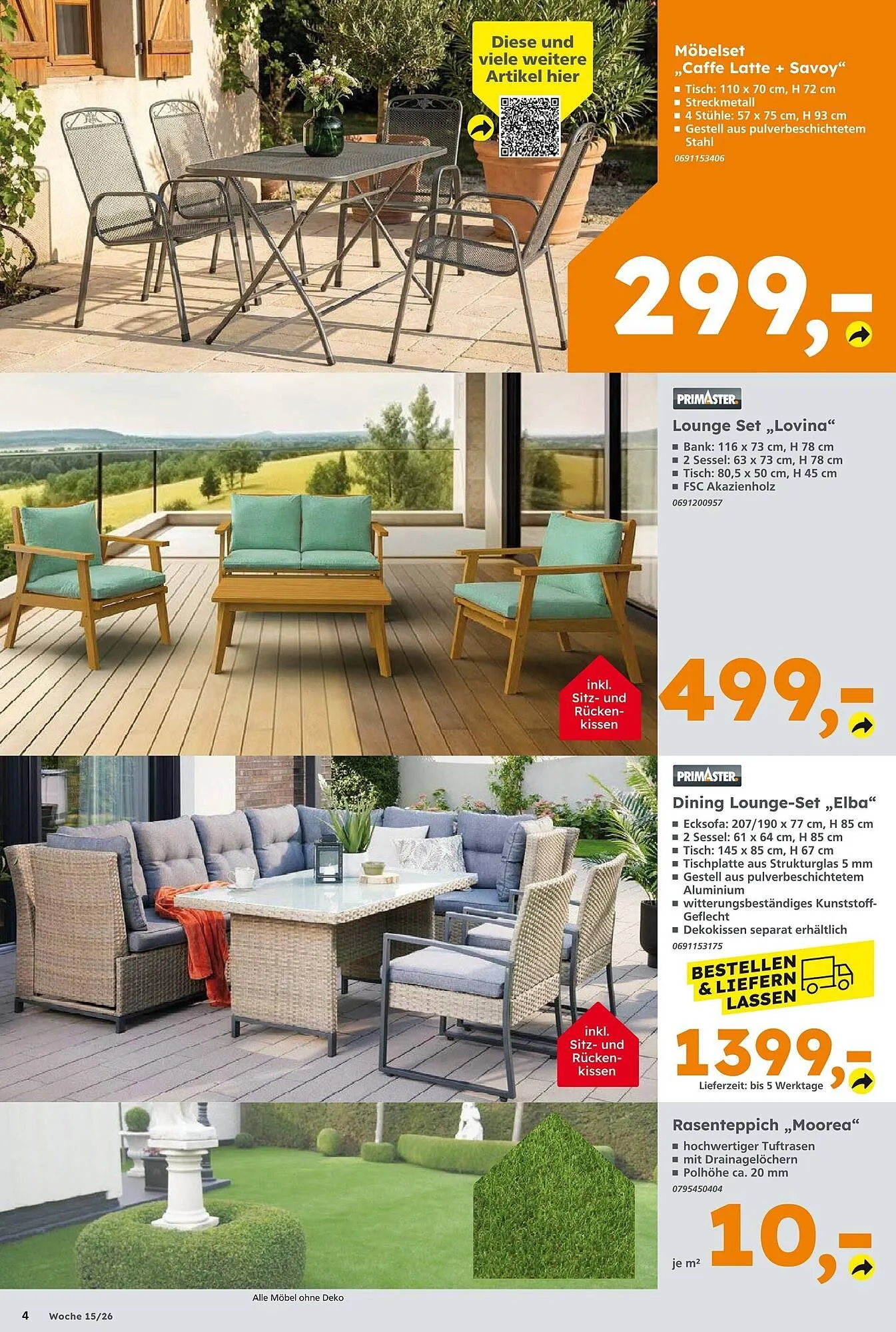 Globus Baumarkt Prospekt von 5. April bis 11. April 2026 - Prospekt seite 4