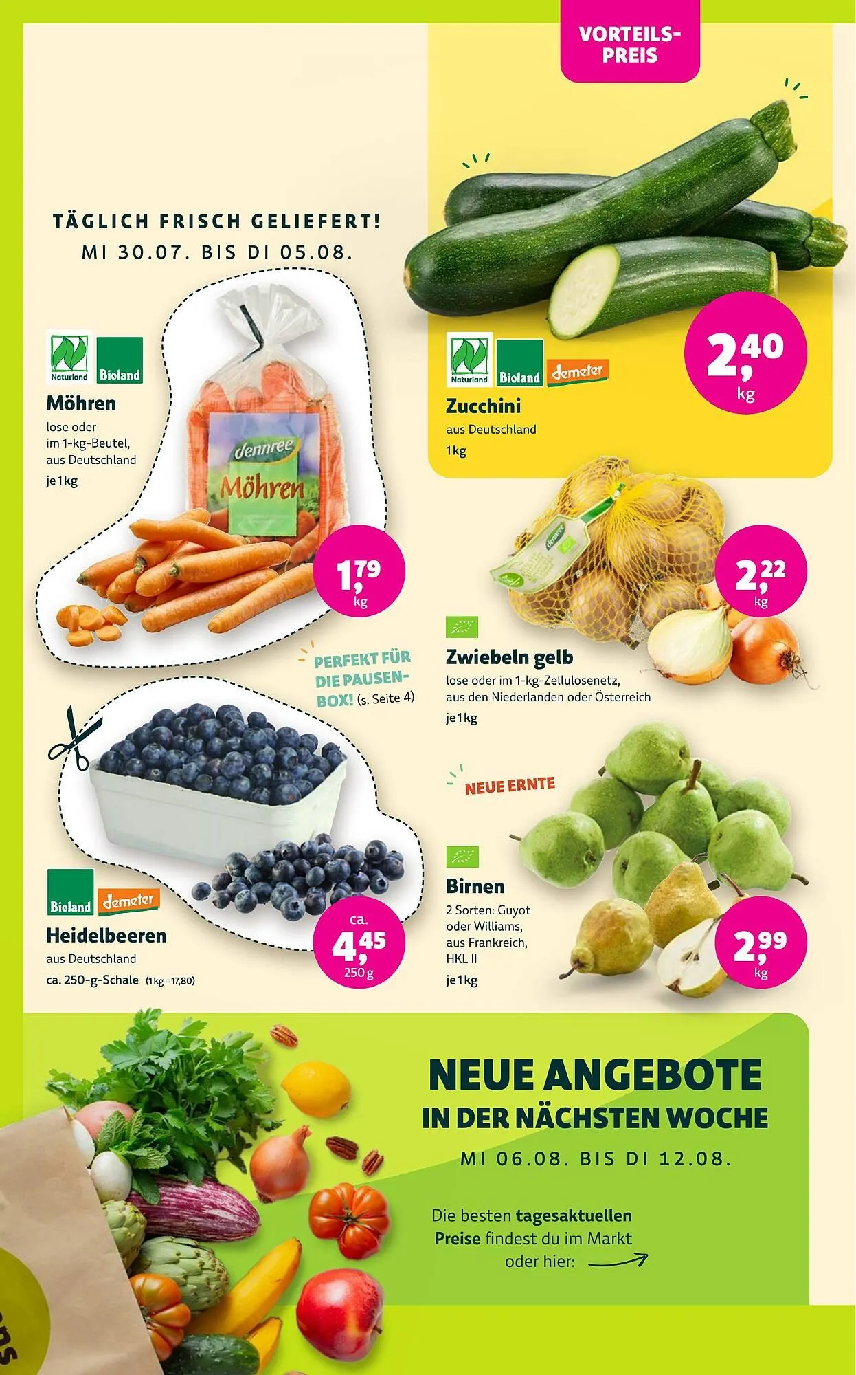 Aleco Biomarkt Prospekt von 30. Juli bis 12. August 2025 - Prospekt seite 2