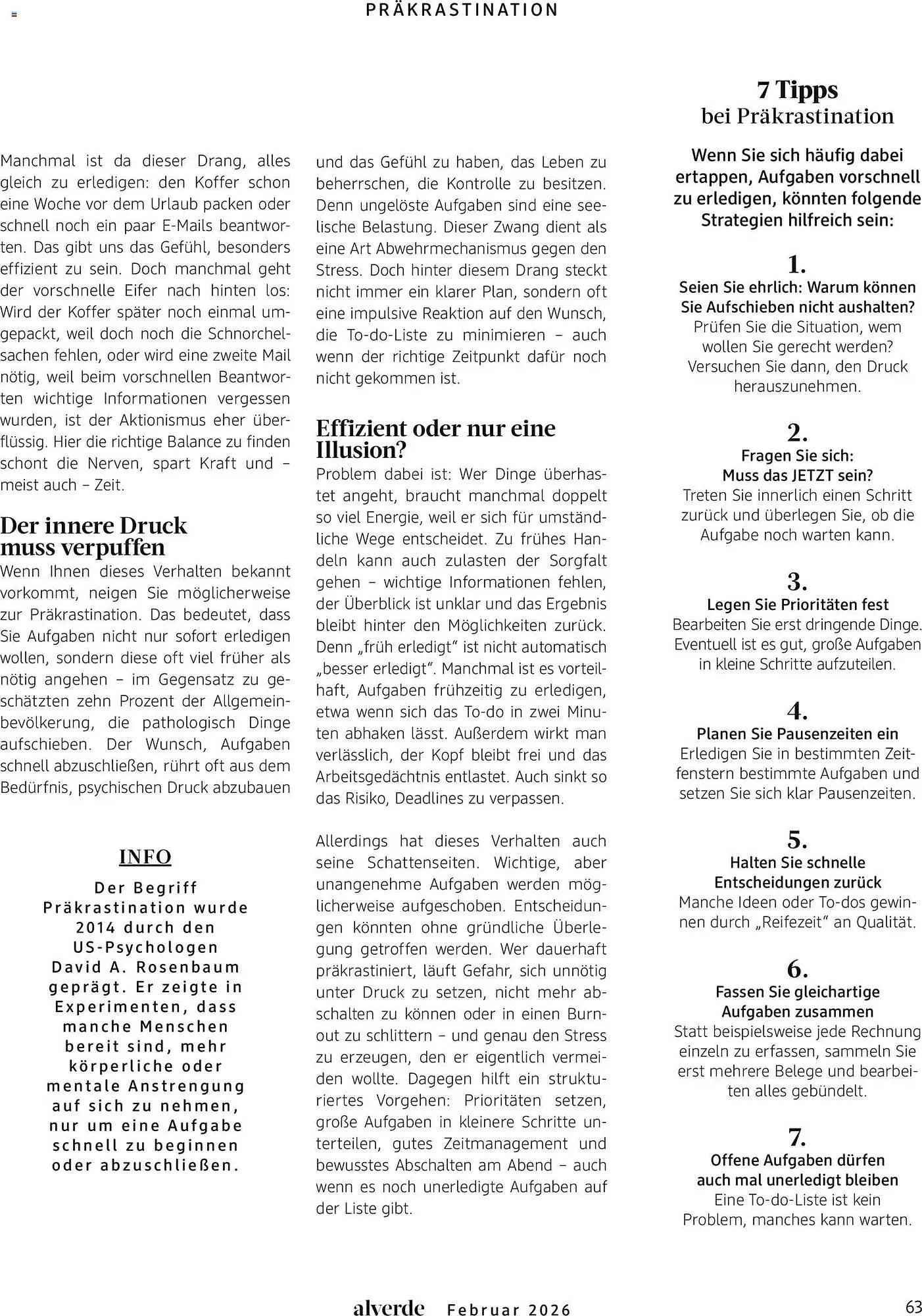 Dm drogerie Magazin von 1. Februar bis 28. Februar 2026 - Prospekt seite 63