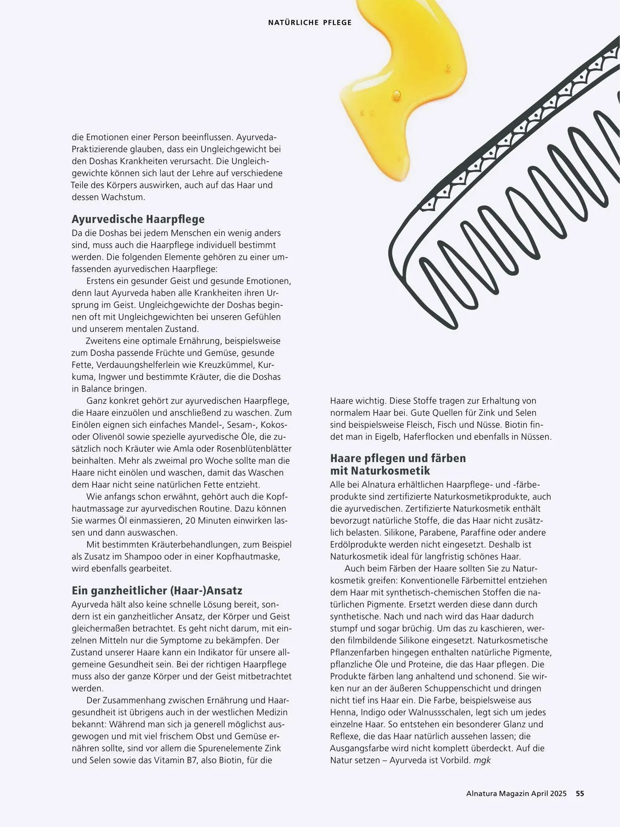 Alnatura von 1. April bis 30. April 2025 - Prospekt seite 55