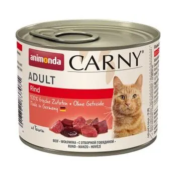 animonda Carny Nassfutter Katze Adult Rind 6x200 g