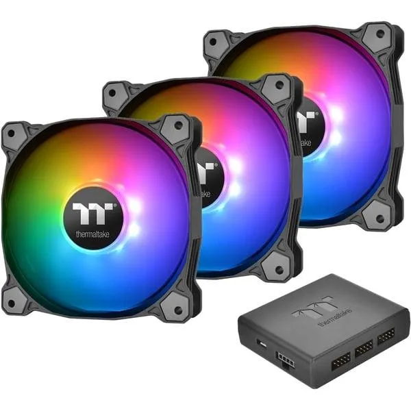 Pure Plus 12 RGB Radiator Fan TT Premium Edition, Gehäuselüfter