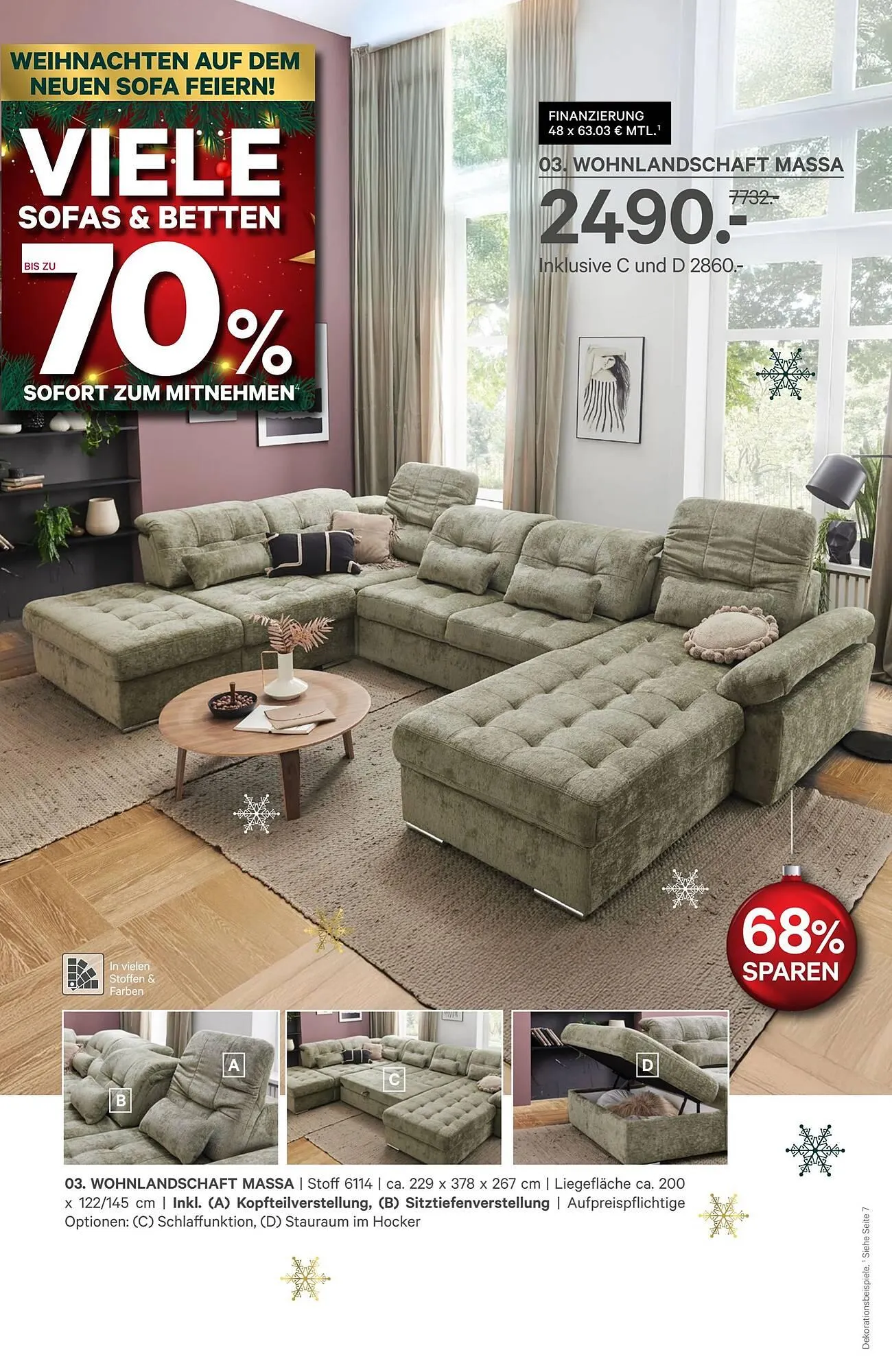 Kabs Polsterwelt Prospekt von 2. Dezember bis 19. Dezember 2025 - Prospekt seite 5