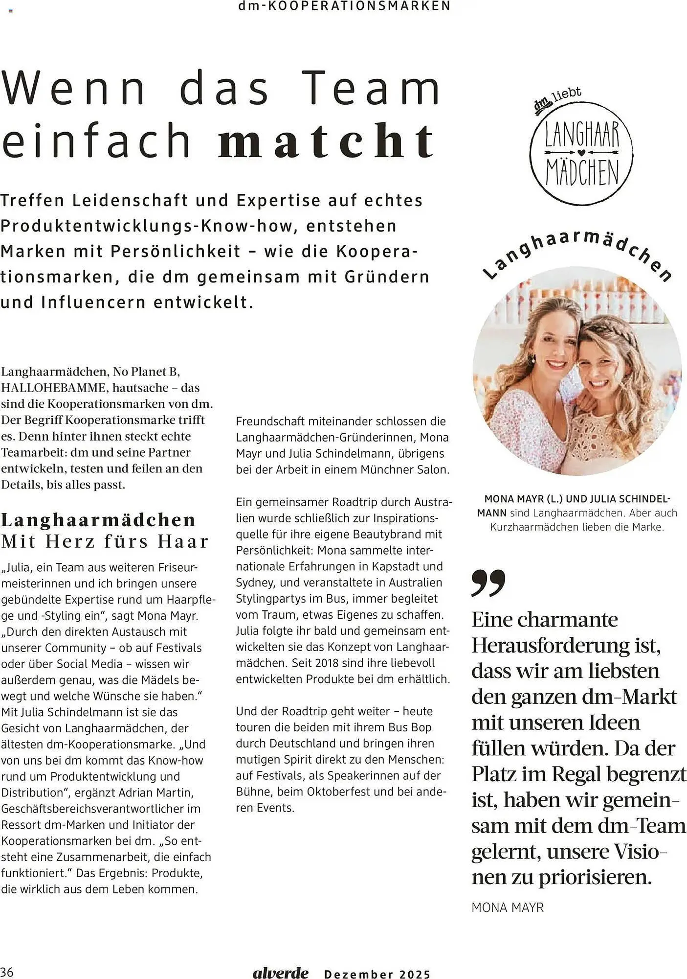 Dm drogerie Magazin von 1. Januar bis 31. Januar 2026 - Prospekt seite 36