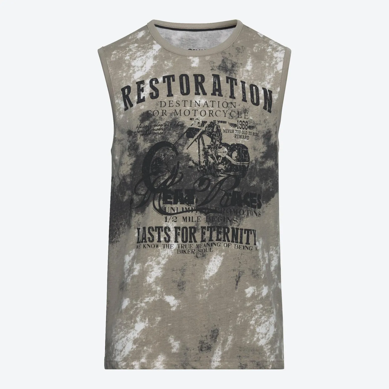 Herren-Muskelshirt mit großem Frontprint