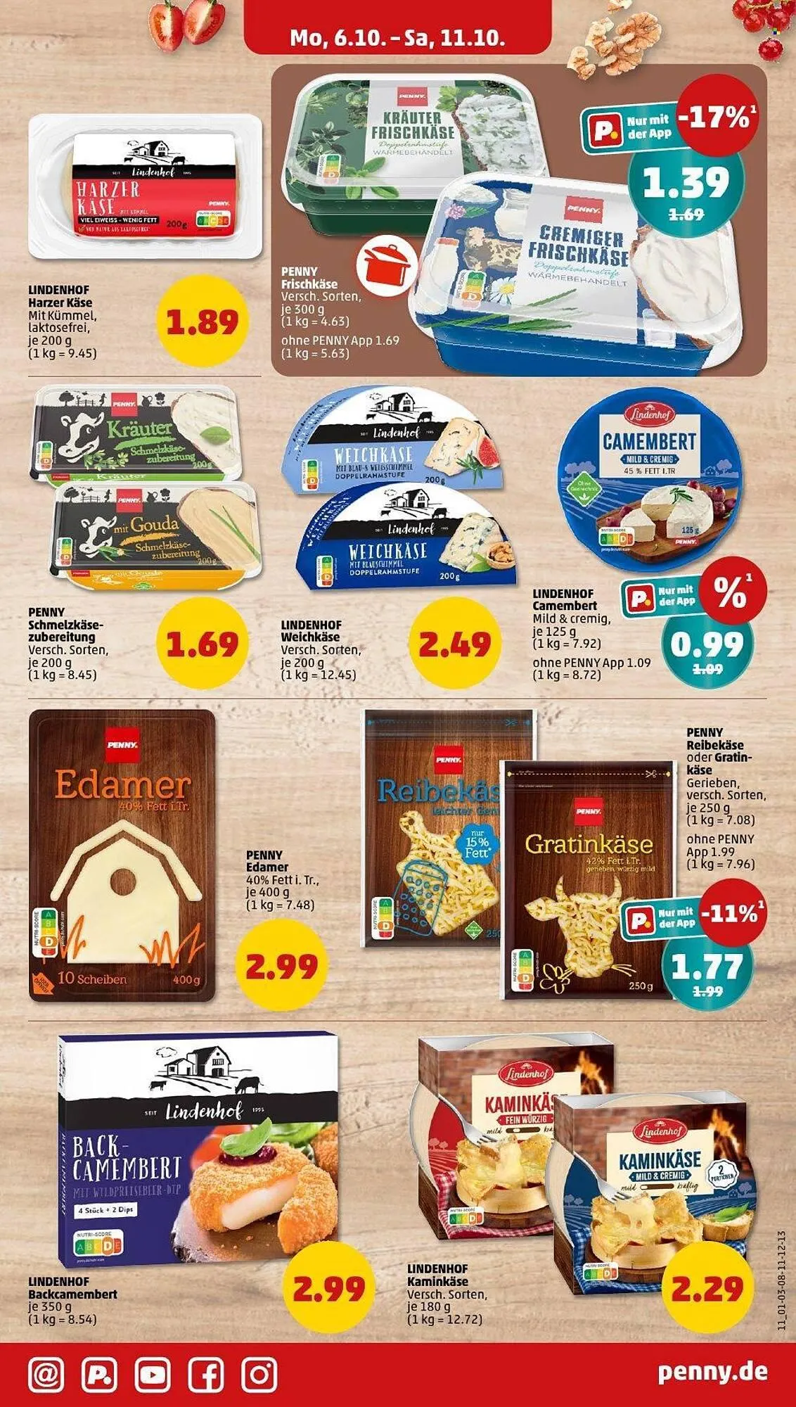 PENNY Prospekt von 6. Oktober bis 11. Oktober 2025 - Prospekt seite 13